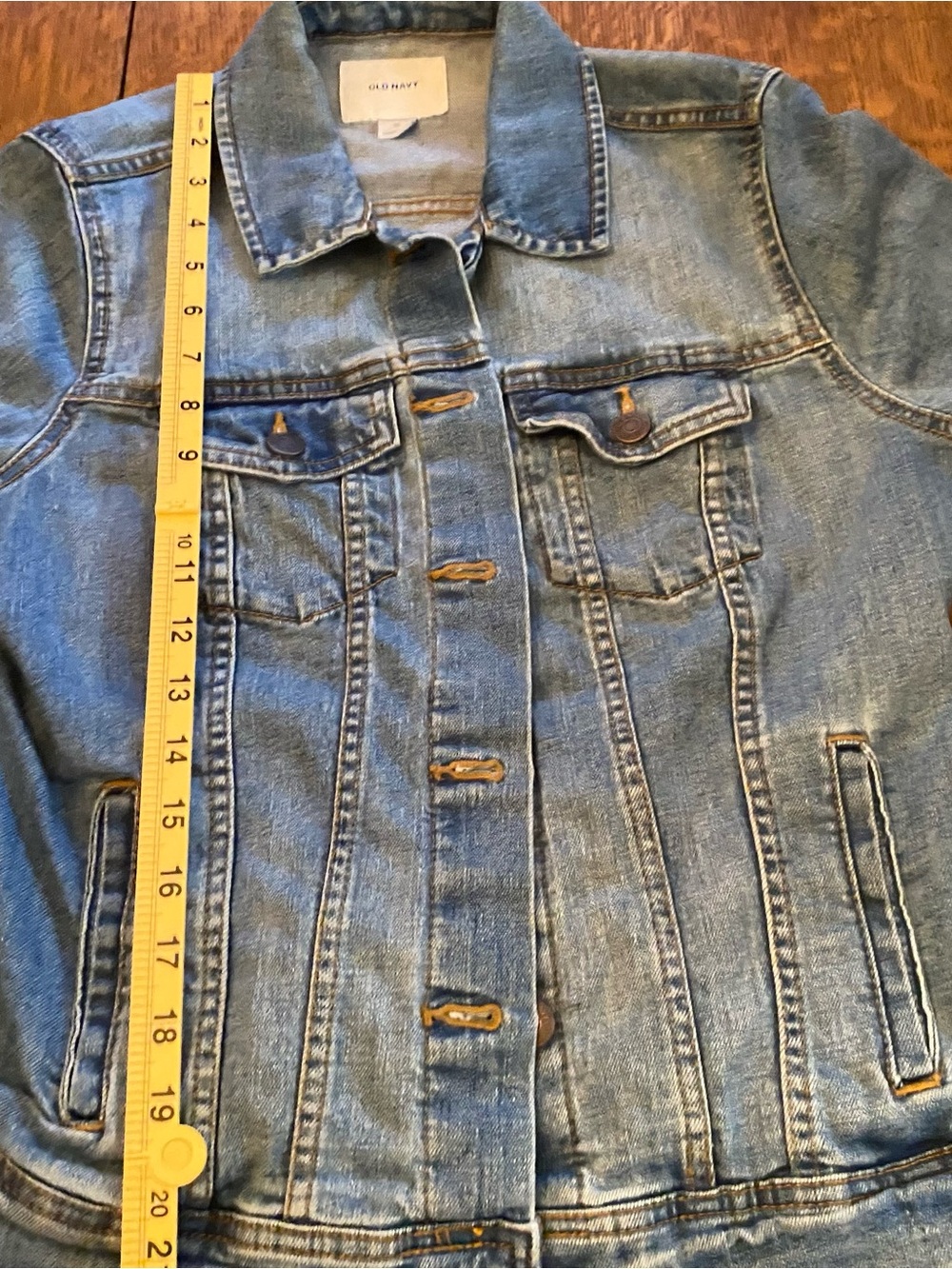 Old Navy Medium Wash Denim Jacket - Picture 8 of 9